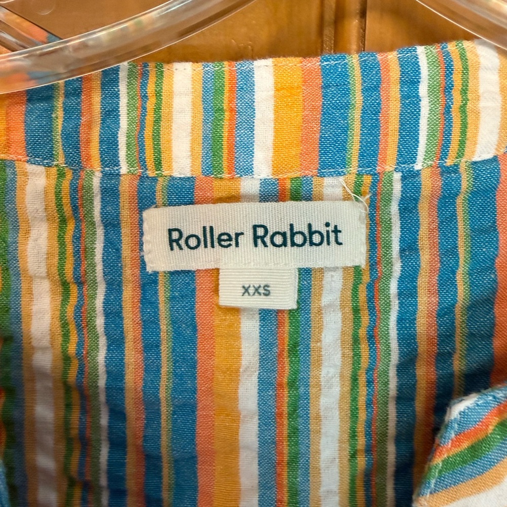Roller Rabbit Multicolor Striped Tiered Cotton Dress - Picture 3 of 4
